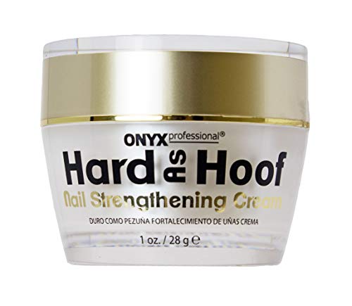 Hard As Hoof Nail Fortifying Cream with Coconut Scent, Nail Growth and Conditioning Cuticle Cream Stops Cracks, Chips, Splits and Strengthens Nails, 1 oz