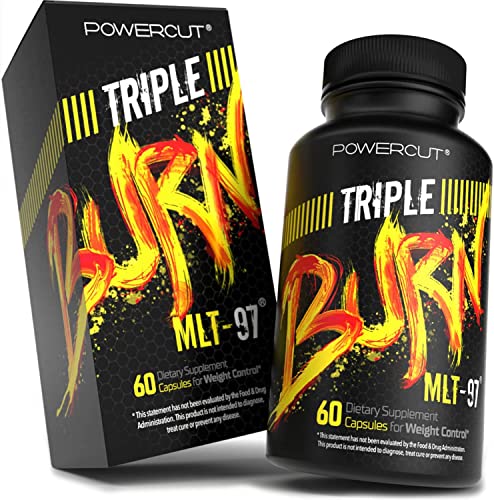 Early Amazon Prime Deals 2 powercut Triple Burn MLT-97 Weight Loss Fat Burner Diet Pills for Women & Men - Appetite Suppressant - 60 Capsules
