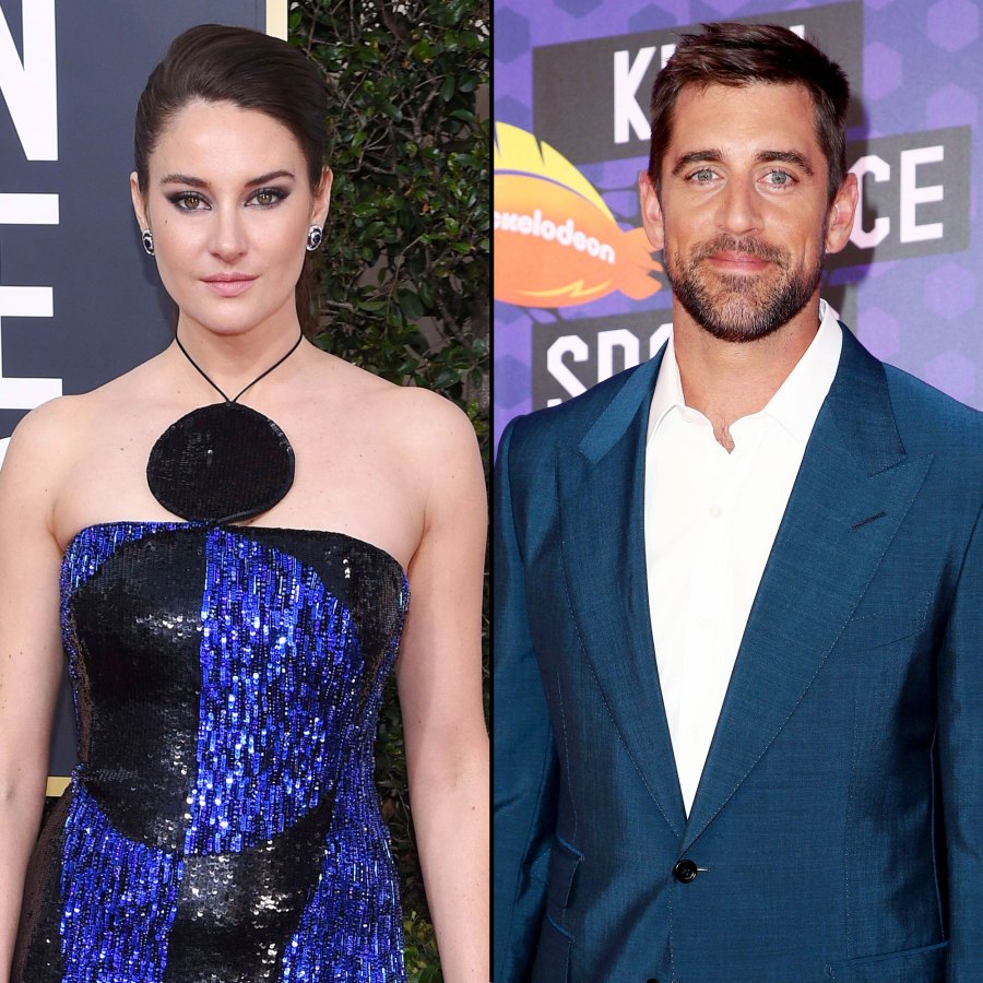 Aaron Rodgers and Shailene Woodley Messiest NFL Splits of All Time
