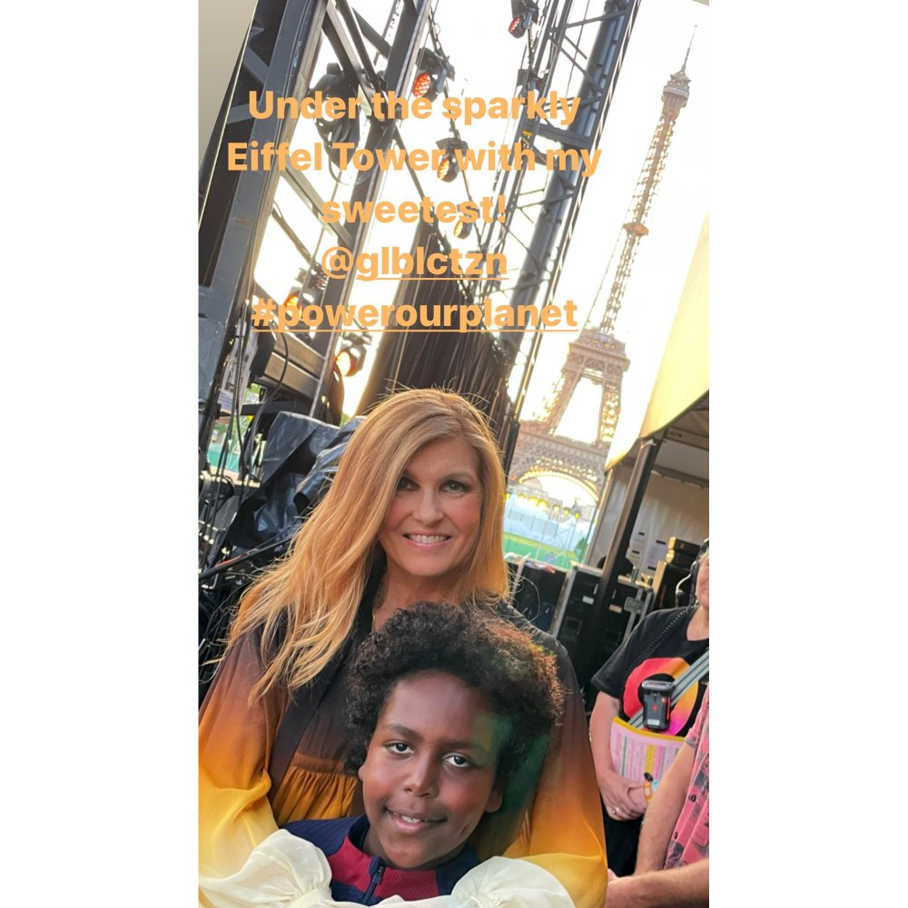 Connie Britton Shares Rare Photo With 'Sweetest' Son Yoby, 12, at Global Citizen in Paris