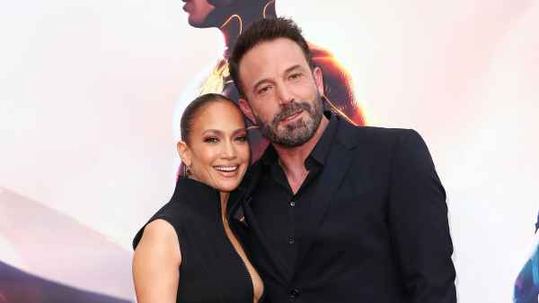 Feature Jennifer Lopez and Ben Affleck Look Super on The Flash Los Angeles Premiere Red Carpet