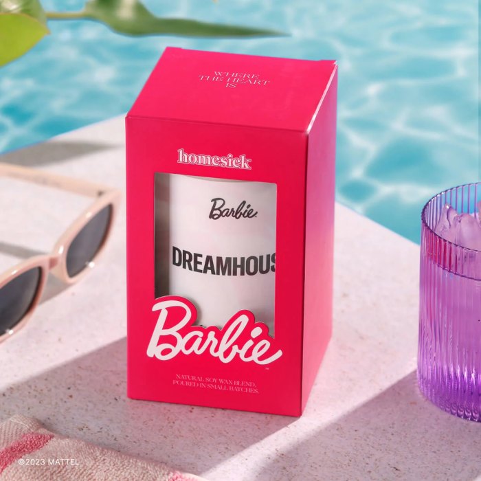 Barbie dreamhouse candle