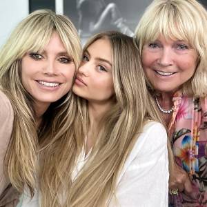 Heidi Klum Shares Rare Photo With Her Mother Erna and Look-Alike Daughter Leni