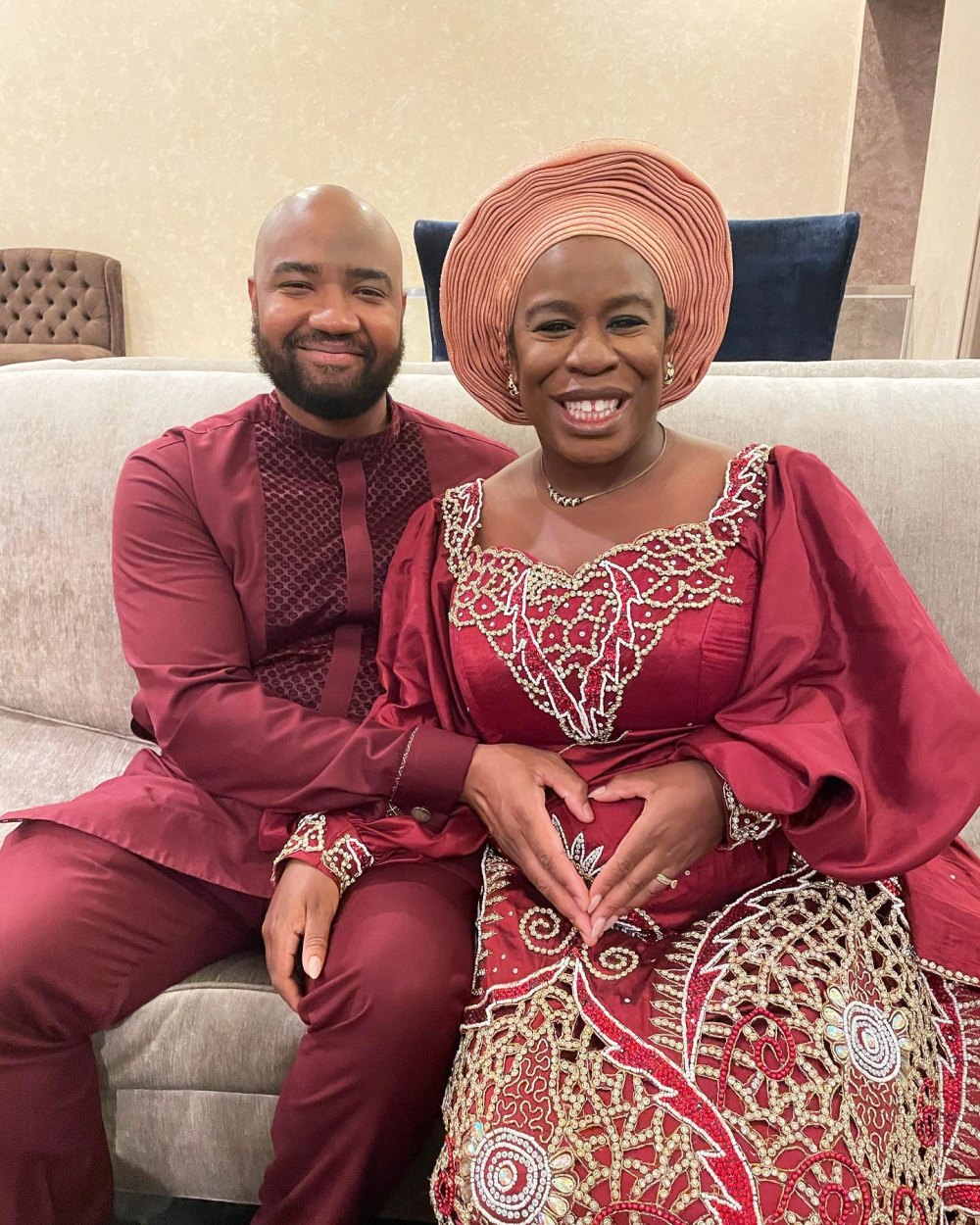 How Pregnant Uzo Abuda Husband Robert Sweeting Is Doting on Her Before Welcoming Baby