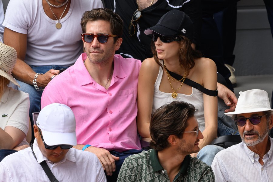 Jake Gyllenhaal Makes Rare Appearance With Girlfriend Jeanne Cadieu at French Open