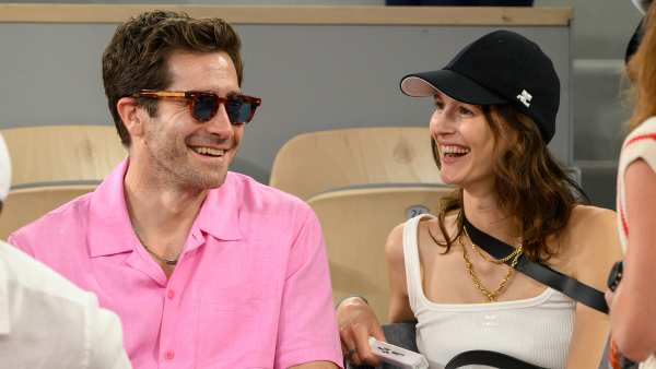 Jake Gyllenhaal Makes Rare Appearance With Girlfriend Jeanne Cadieu at French Open