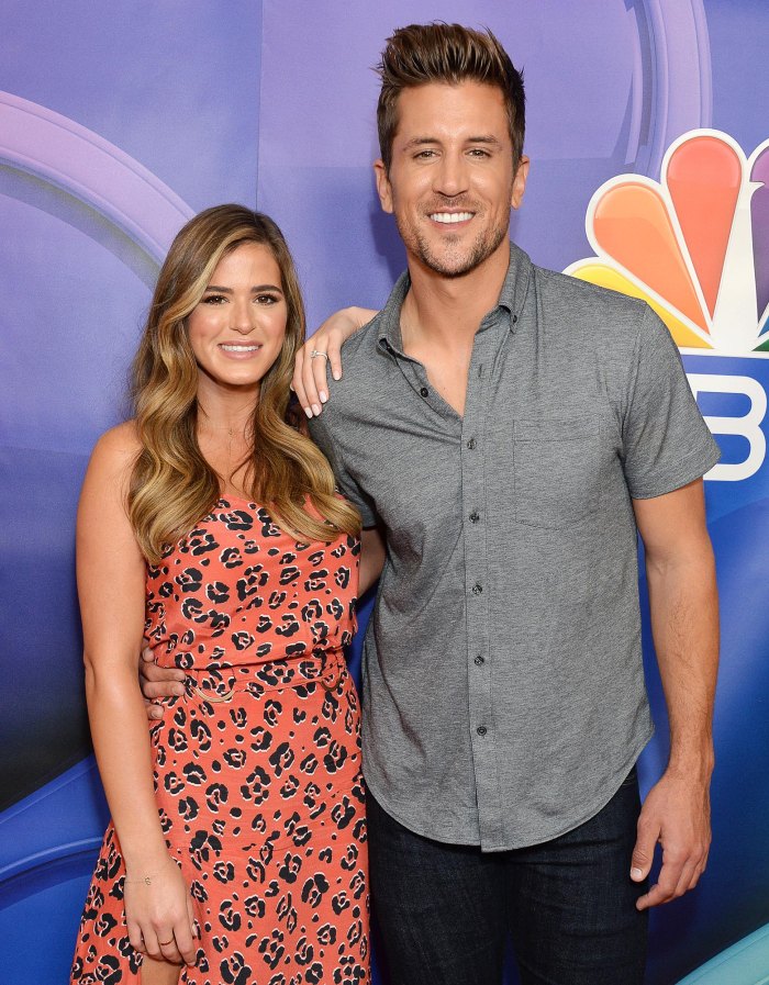 JoJo-Fletcher-and-Jordan-Rodgers-Reflect-on-How-Far-They-ve-Come--From--Tough--1st-Year-to-Cohosting--The-Big-D- -180 NBC TCA Summer Press Tour, Arrivals, Los Angeles, USA - 08 Aug 2019