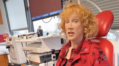 Kathy Griffin undergoes vocal cord surgery during a battle with lung cancer