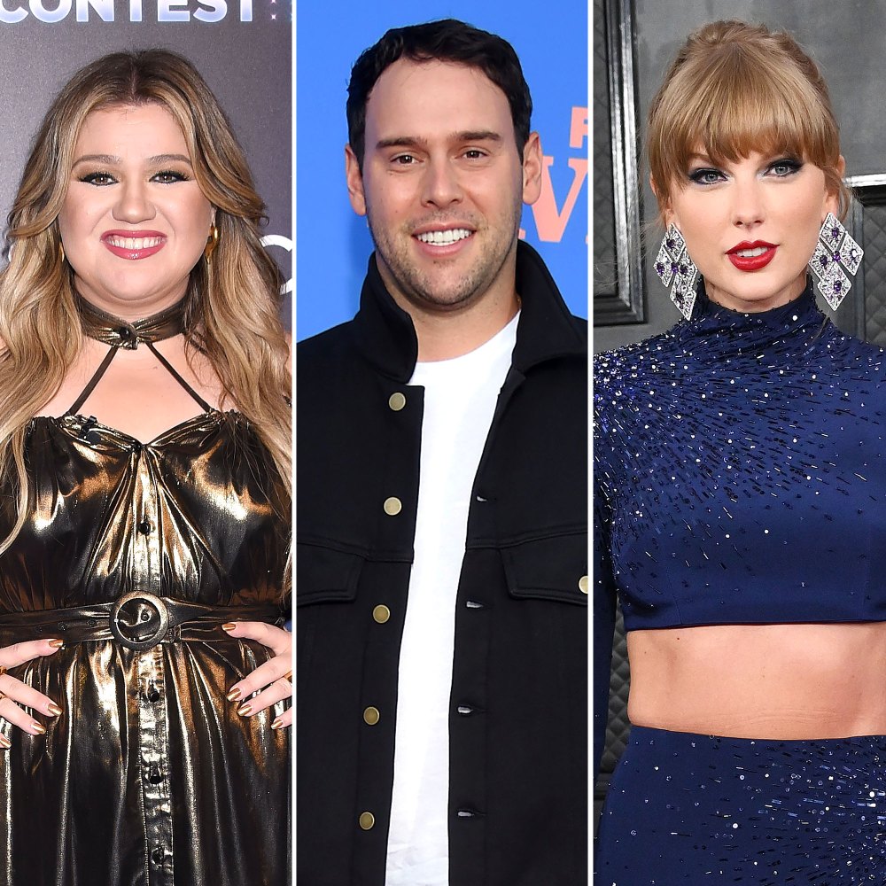 Kelly Clarkson Claims Scooter Braun Took Offense When She Encouraged Genius Taylor Swift to Rerecord Her Albums