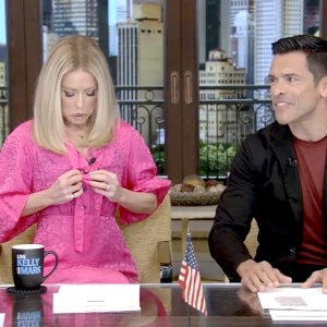 Kelly Ripa Wardrobe Malfunction on Live