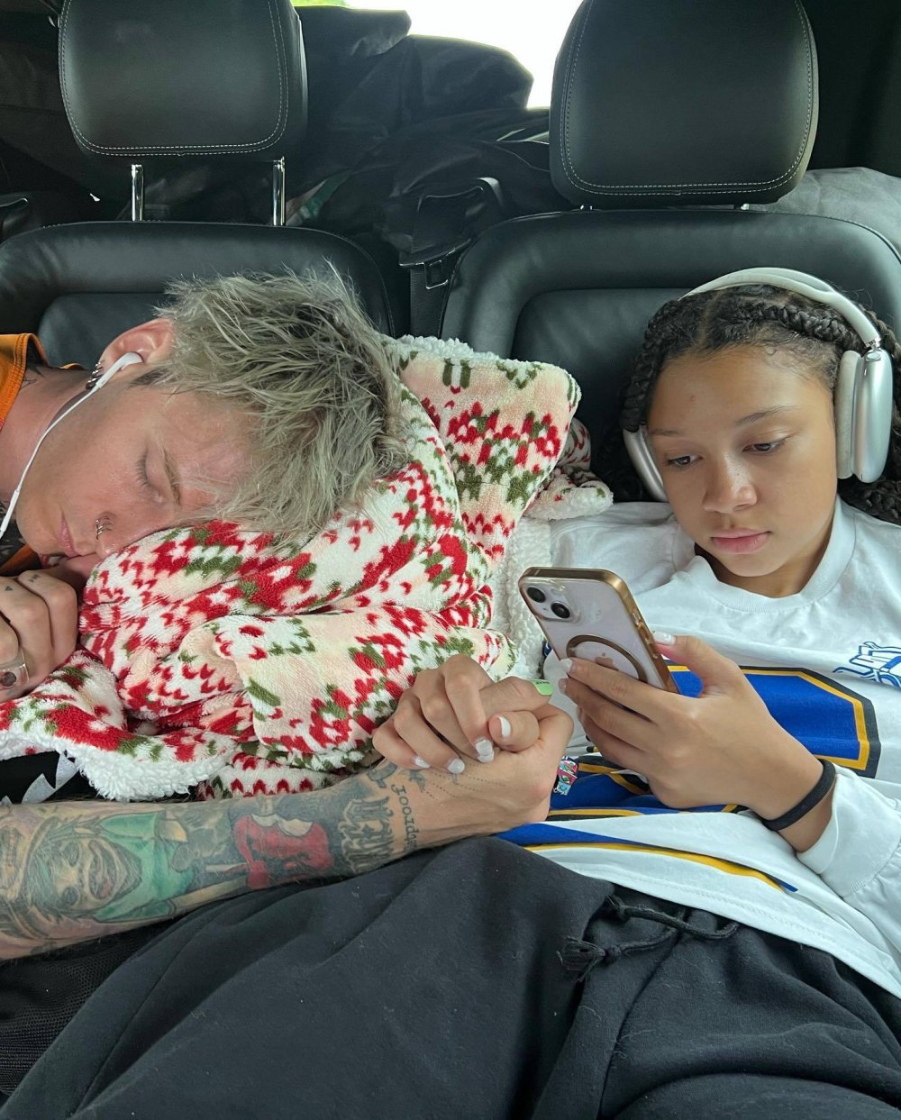 MGK's Daughter Gives Him a Tattoo