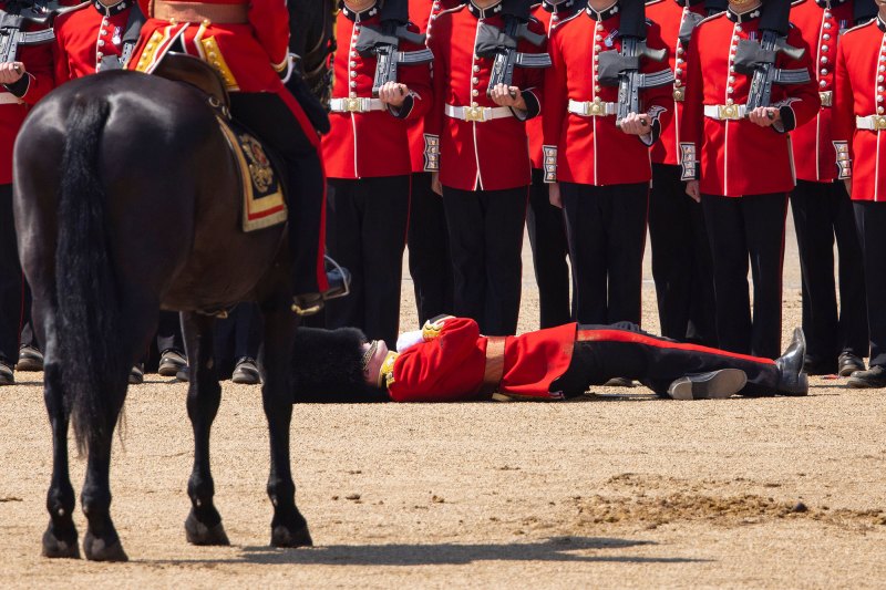 Prince William Praises Soldiers During Trooping the Colour Rehearsal After 2 Guards Faint