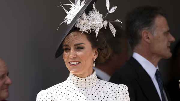 Princess Kate Looks Radiant in White While Attending the Order of the Garter Service