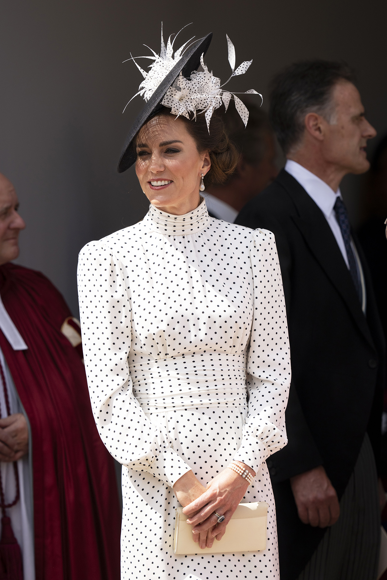 Kate Middleton Wears Polka Dot Dress for Order of the Garter: Pics