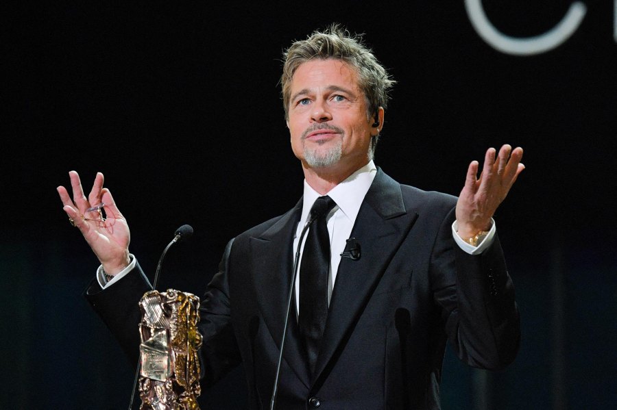 Celebrities Who've Had Incidents on Planes, at Airports: Taylor Swift, Savannah Chrisley and More Brad Pitt makes a surprise appearance to present filmmaker David Fincher with a Honorary Cesar at the 48th Cesar Film Awards at L'Olympia