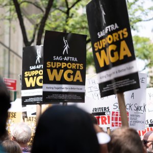 NYC: Writers Guild Of America Strike