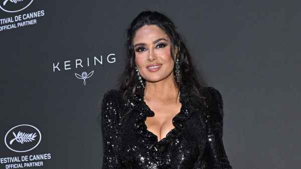 Salma Hayek Shares a Fresh-Faced Selfie as She Embraces Her Many White Hairs and Wrinkles