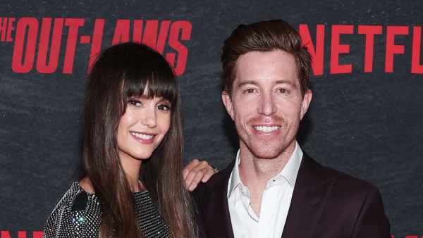 Shaun White Supports Nina Dobrev at The Out-Laws Movie Premiere