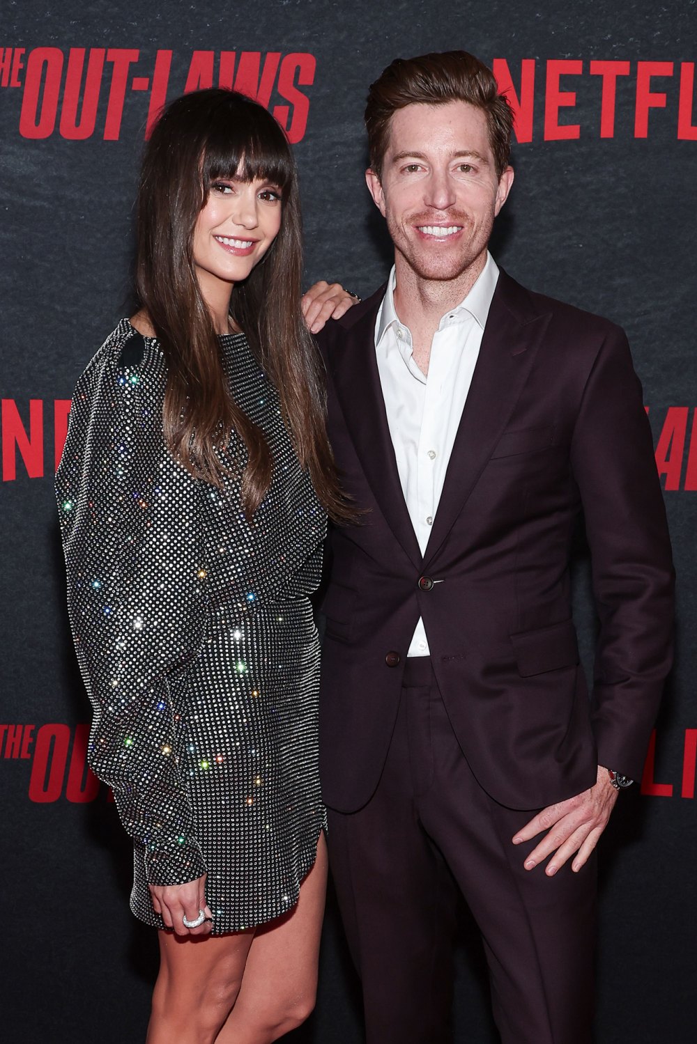 Shaun White Supports Nina Dobrev at The Out-Laws Movie Premiere