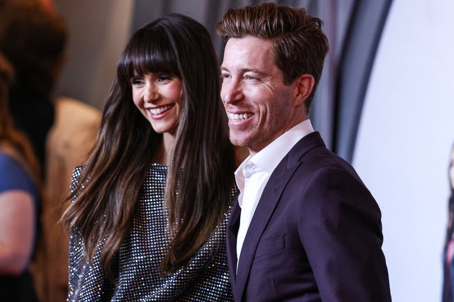 Shaun White Supports Nina Dobrev at The Out-Laws Movie Premiere