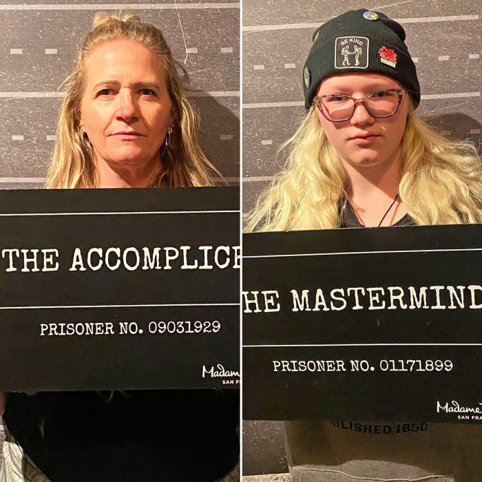 Sister Wives’ Christine Brown Shares Faux Mugshots From Household Journey