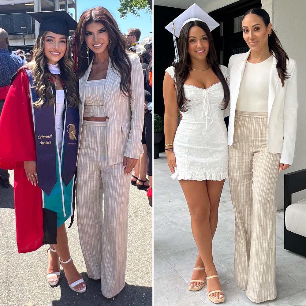 Teresa Giudice and Melissa Gorga Each Wear the Same Pants to Their Daughters' Graduations: Photos