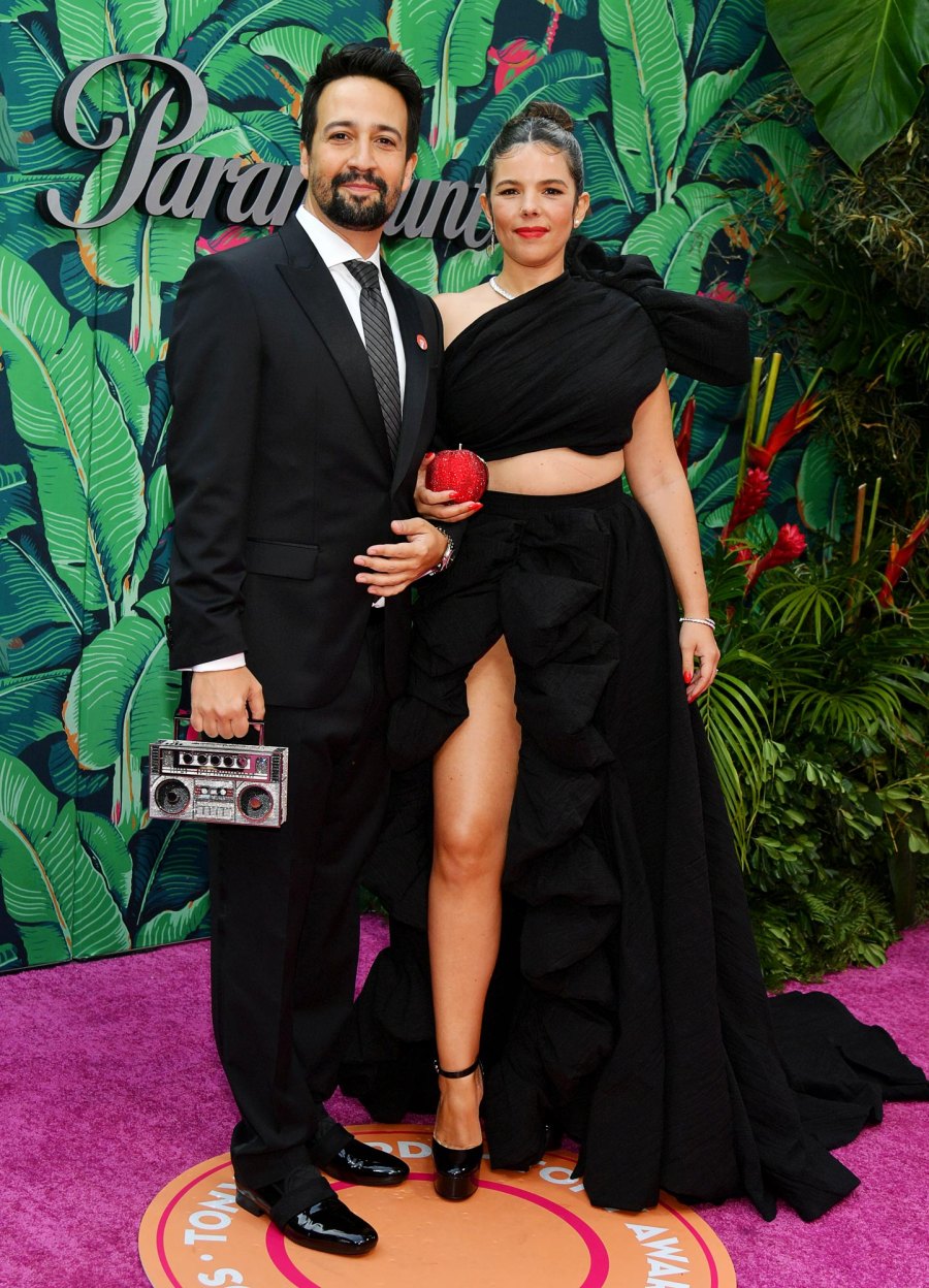 Tony-Awards-2023_Red-Carpet-Arrivals-295 Lin-Manuel Miranda and Vanessa Nadal
