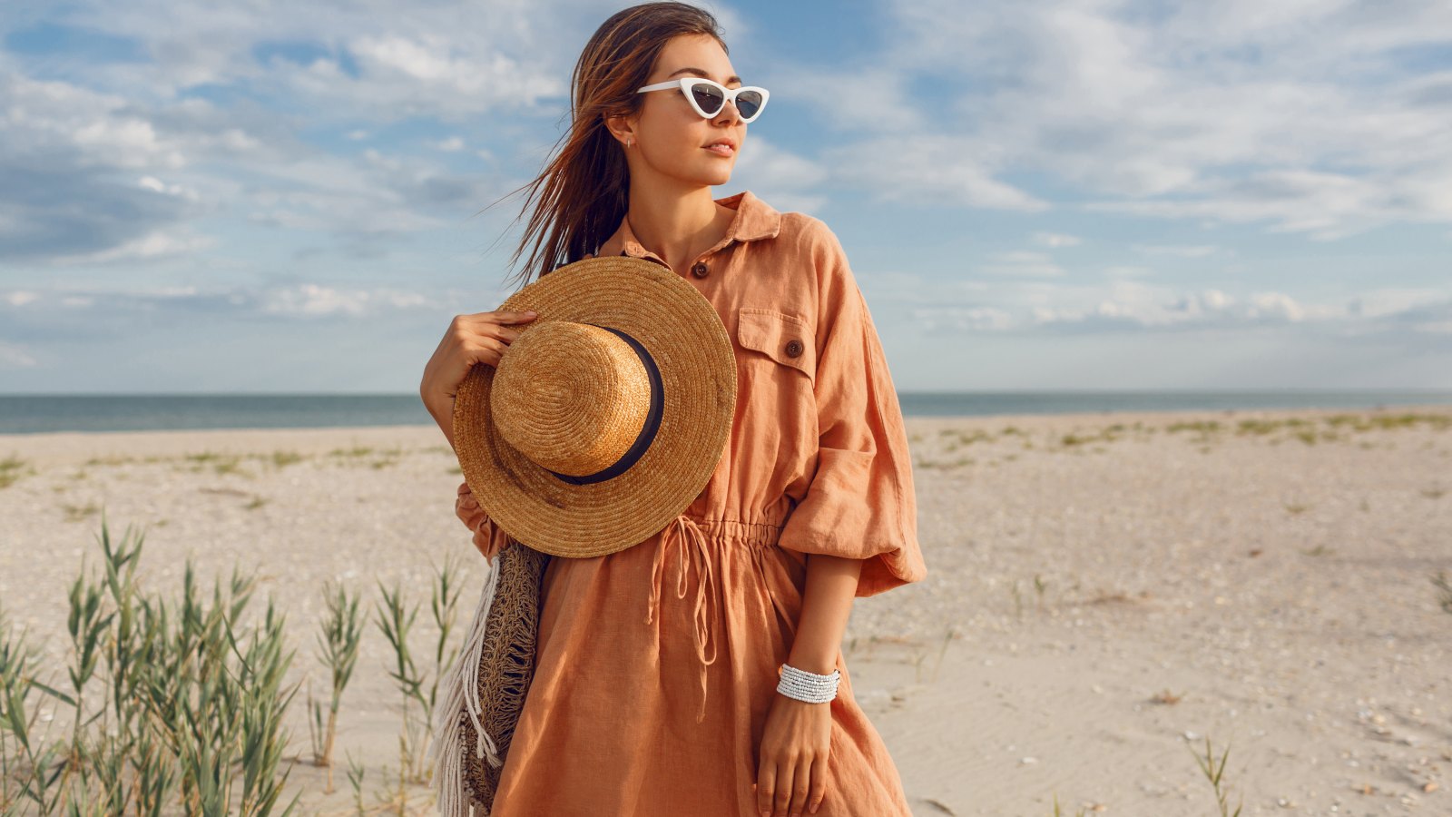 Woman-In-Beachwear-Stock-Photo