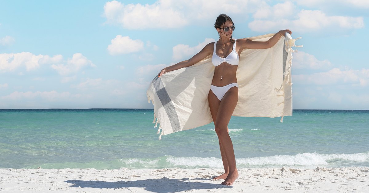 amazon turkish cotton beach towel