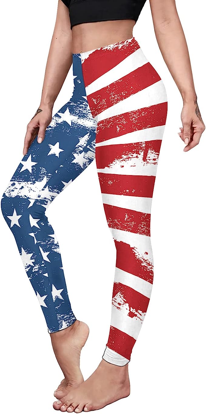 American flag leggings