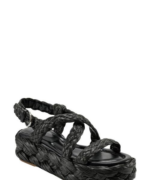 Mark Fisher Limited Genie Platform Sandal in Black at Nordstrom, size 8.5