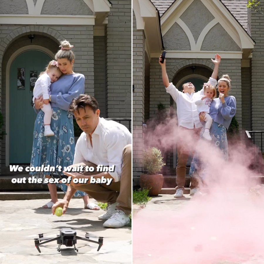 Pregnant 'Bachelor' Alum Lesley Murphy Uses Drone to Reveal Sex of Baby