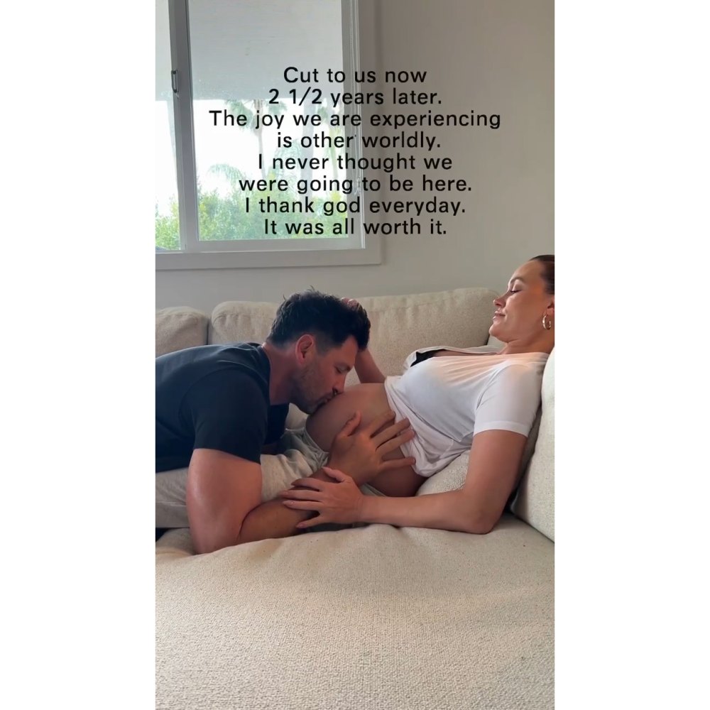 Pregnant Peta Murgatroyd 'Never Thought This Day at 39 Weeks' Would Arrive After Fertility Struggles