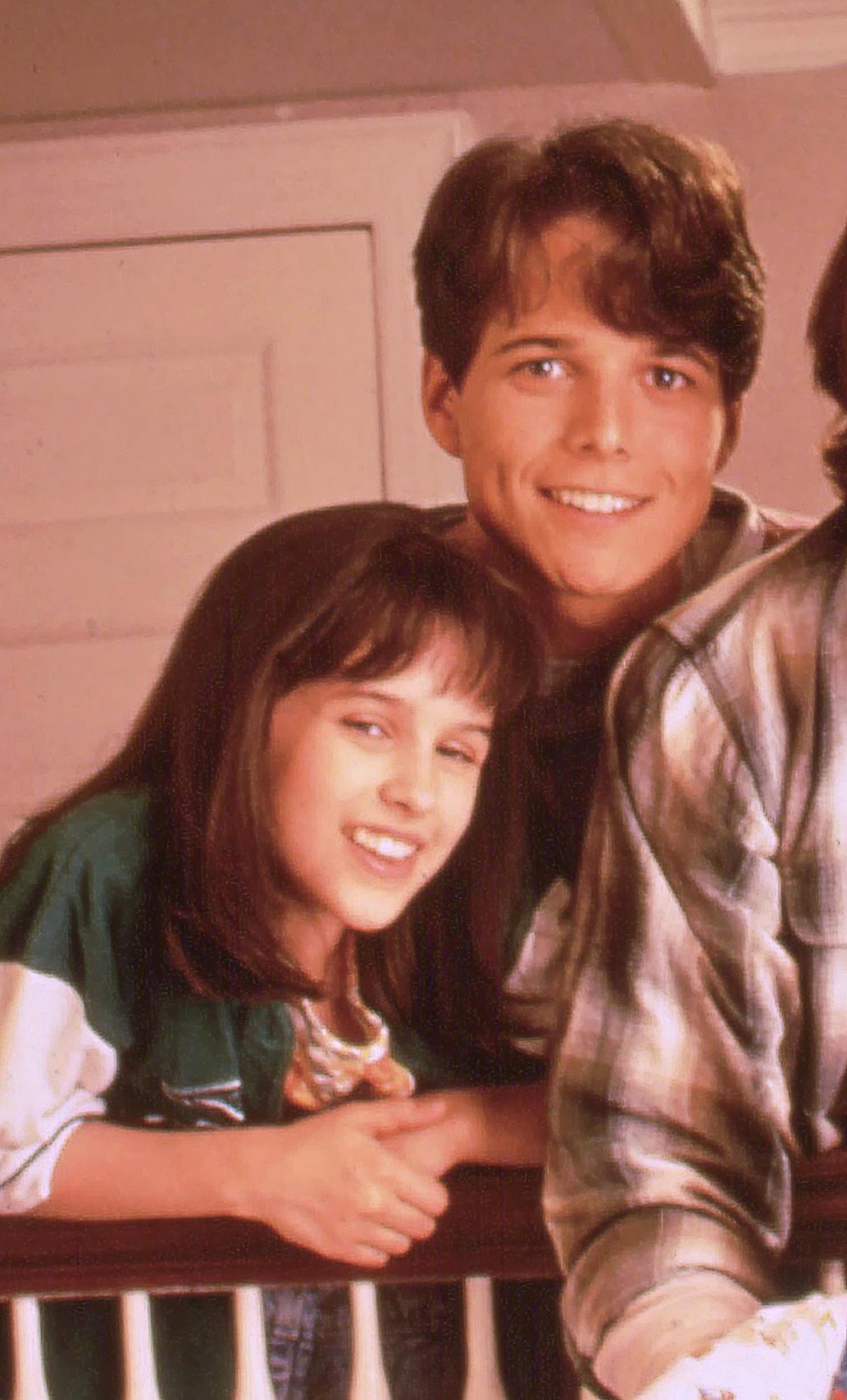 Lacey Chabert and Scott Wolf in Party Of Five