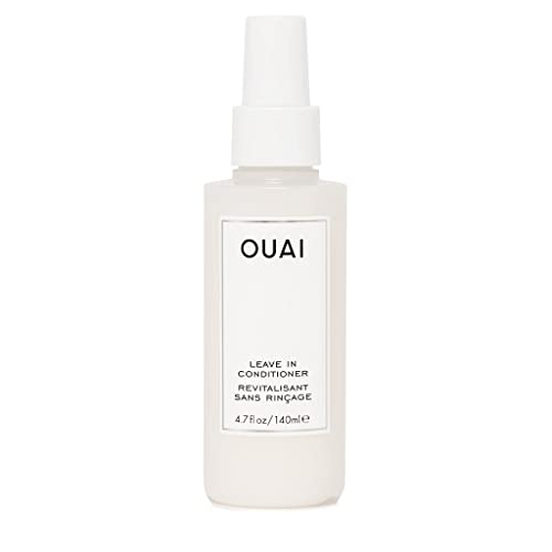 OUAI Leave-In Conditioner. Multitasking Mist that Protects Against Heat, Primes Hair for Style, Smooths Flyaways, Adds Shine and Detangles. Free from Parabens, Sulfates and Phthalates (4.7 oz)