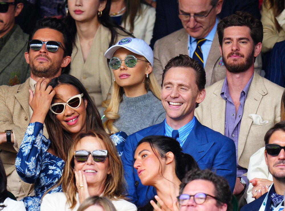 Ariana Grande, Andrew Garfield, Tom Hiddleston and More Stars Serve Looks at Wimbledon Finals: Photo