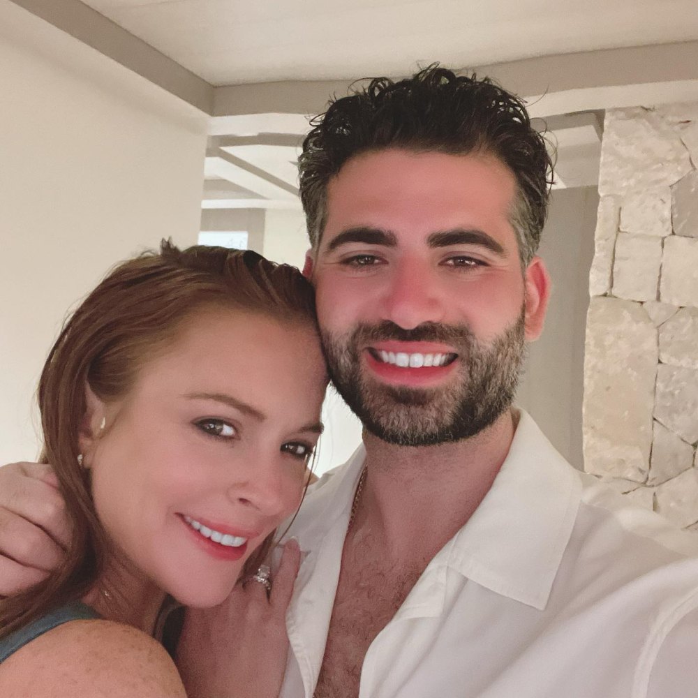 Celebrities Who Welcomed Babies in 2023 Lindsay Lohan and Bader Shammas