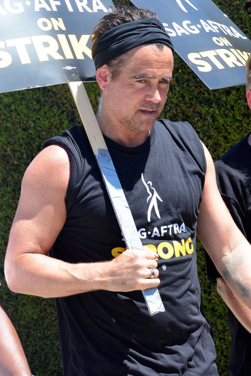 Celebrities Who ve Joined the SAG-AFTRA Strike Picket Lines 400 Colin Farrell