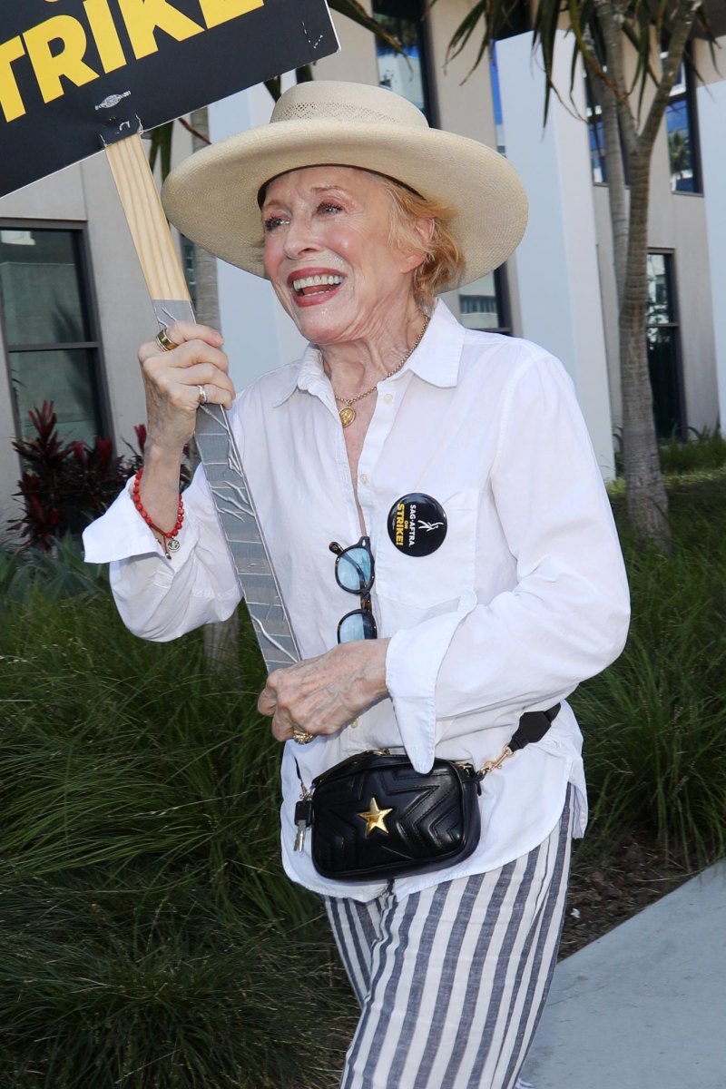 Celebrities Who ve Joined the SAG-AFTRA Strike Picket Lines 401 Holland Taylor