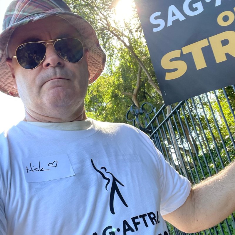 Celebrities Who-ve Joined the SAG-AFTRA Strike Picket Lines - Nick Offerman
