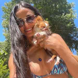 Demi Moore in a Bikini on the 4th