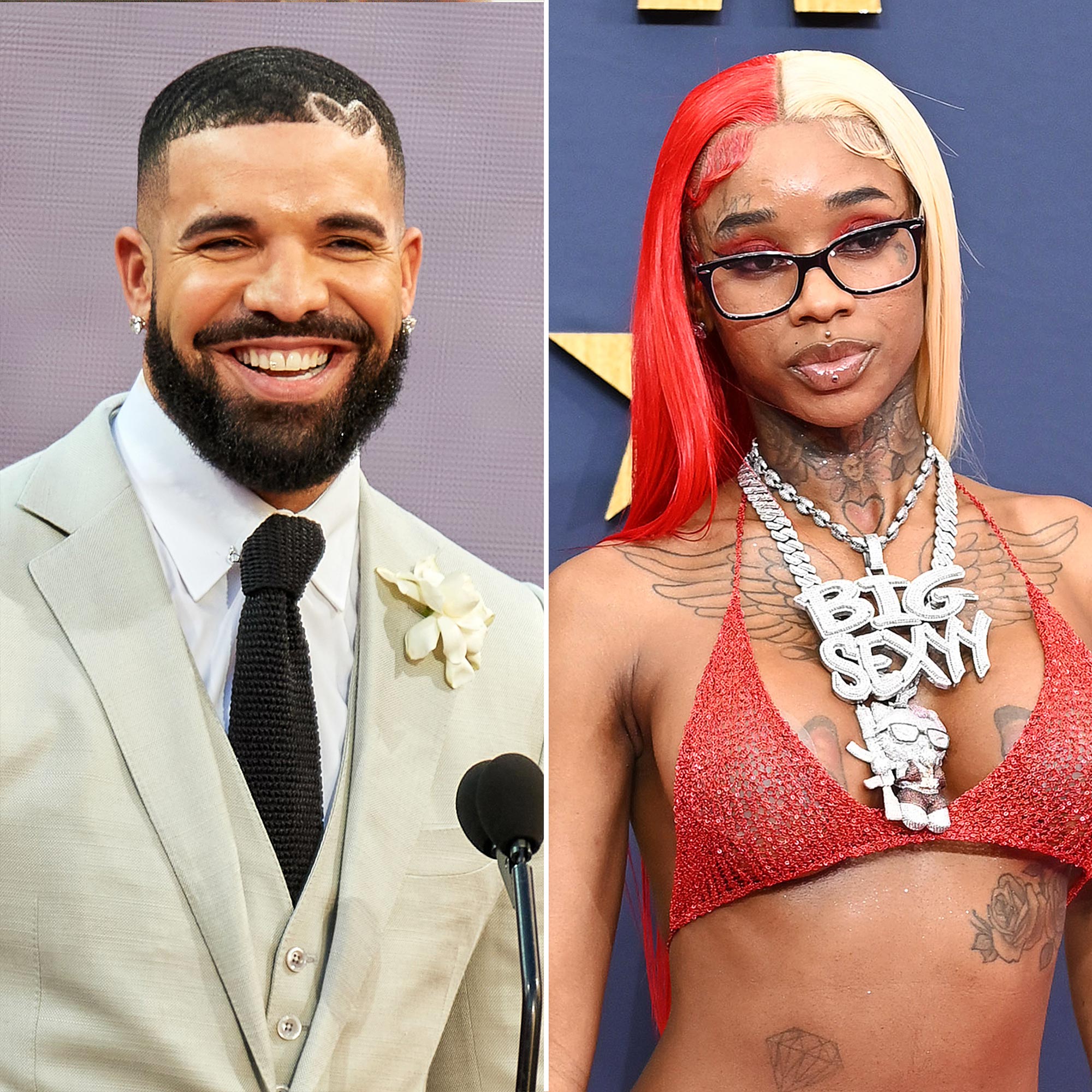 Drake Gets Cozy With Sexyy Red, Calls Her His Rightful Wife image