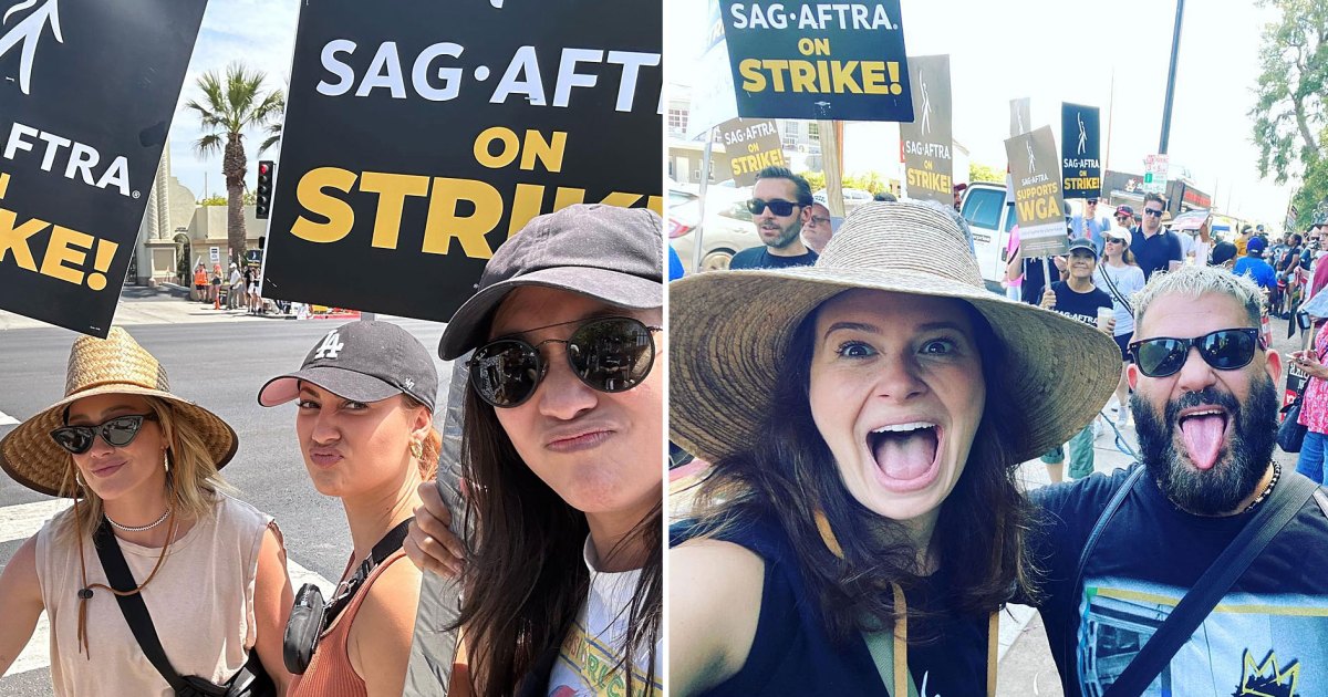 Every Cast Reunion at the SAG AFTRA Strike Picket Line