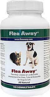 Flea Away All Natural Supplement for Fleas, Ticks, and Mosquitos