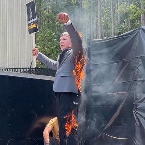 Indiana Jones Performer Lights Himself on Fire on SAG-AFTRA Picket Line 274