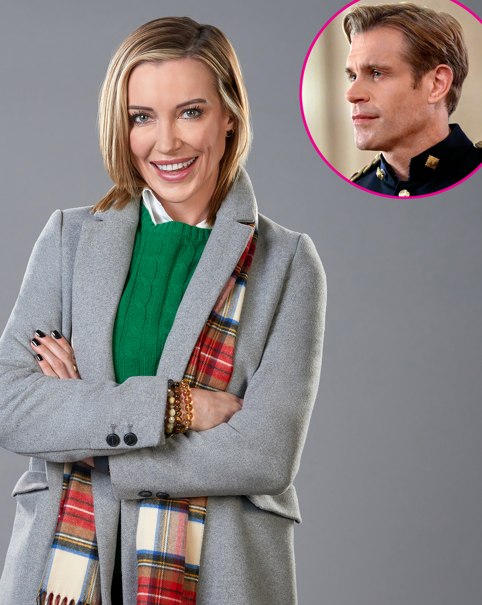 Katie Cassidy Jokes Stephen Huszar’s Jawline Drew Her to Hallmark Role