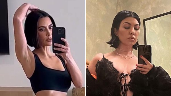 Kim Kardashian Unveils Sleek Bob Just Like Kourtney