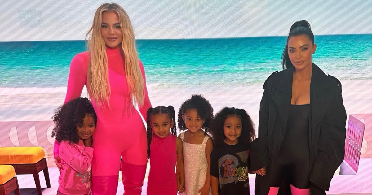 Kim and Khloé Take Their Daughters and Nieces to the Barbie DreamHouse: Pics