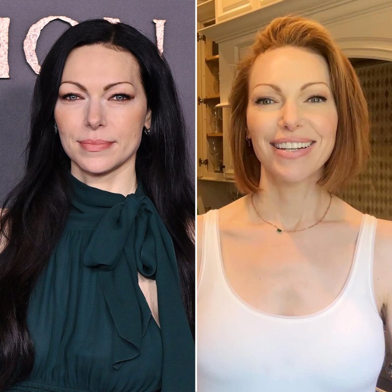 Lily James Brad Pitt and More Celebrity Hair Transformations of 2023 338 Laura Prepon