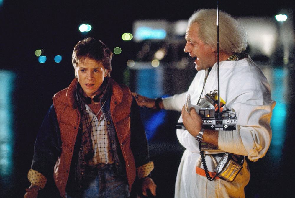 Michael J. Fox, Christopher Lloyd Reprise Their Back to the Future Characters on Jimmy Kimmel Live, Declare &ldquo;2015 Kind of Sucks&rdquo; &mdash; Watch Now!